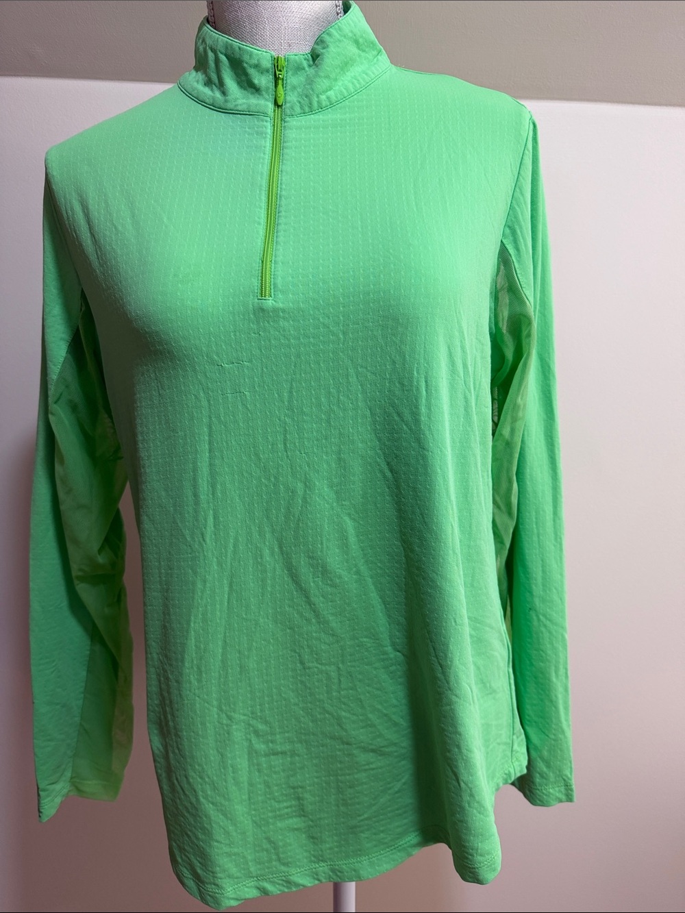 IBKUL Knit long sleeve 1/4 Zip Top